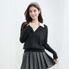 VogoPetite	PoloV领宽松上衣100%山羊绒	BP133F1607 商品缩略图2