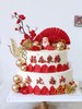 【双层福如东海2】叮当祝寿蛋糕-鲜果奶油蛋糕 商品缩略图0