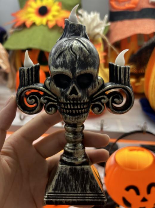 万圣-鬼头烛台灯 商品图0