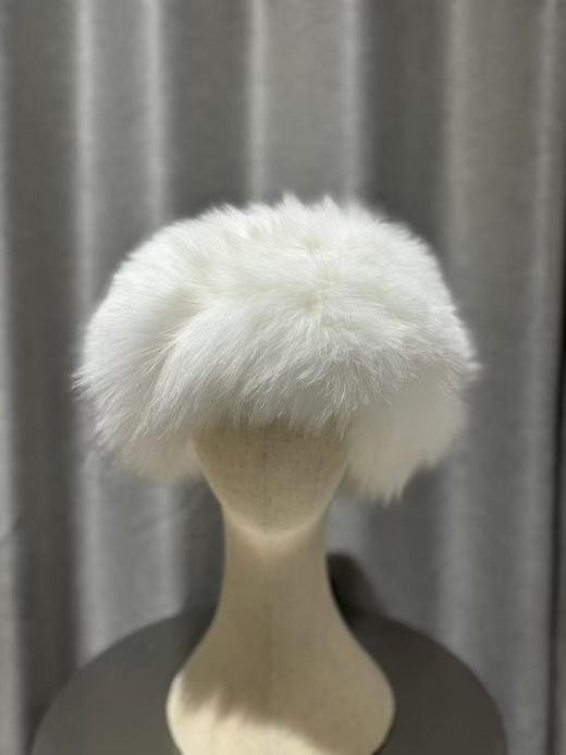 Yves Salomon - HEADBAND FOX - WHITE - 配件 - 头带 - 白色 商品图0