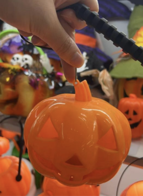 万圣-小号开口笑南瓜手提灯