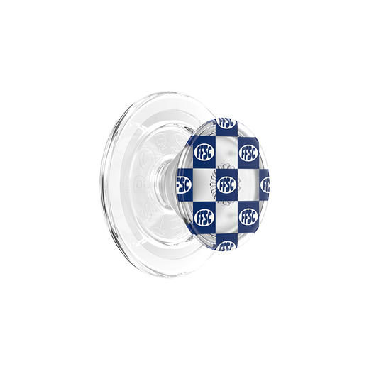 【快餐秘密俱乐部】蓝色格纹·MagSafe圆啪嗒 泡泡骚 x Jordan Howlett MAGSAFE磁吸手机气囊支架 Round圆啪嗒系列 蓝色 格纹 商品图0