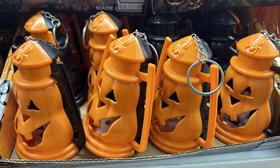 万圣-拼色南瓜煤油灯