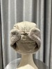 Yves Salomon - CHAPKA MADE WITH LORO PIANA FABRIC/MINK - DUNE - 女装 - 四角帽 - 沙色 商品缩略图1