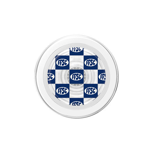 【快餐秘密俱乐部】蓝色格纹·MagSafe圆啪嗒 泡泡骚 x Jordan Howlett MAGSAFE磁吸手机气囊支架 Round圆啪嗒系列 蓝色 格纹 商品图2