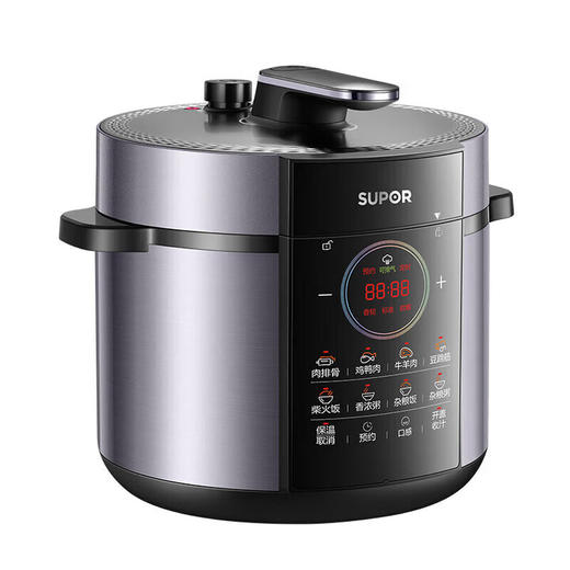 苏泊尔（SUPOR）电压力锅(510705)家用大容量双内胆多功能煮饭烹饪精准控温高压锅智能预约 SY-50YC588【双胆】 5L 商品图4