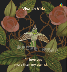 荆棘蜂鸟徽章胸针