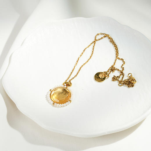 北京仓｜Goossens Paris-Talisman-水晶 珍珠 项链［法国设计师］ 商品图2