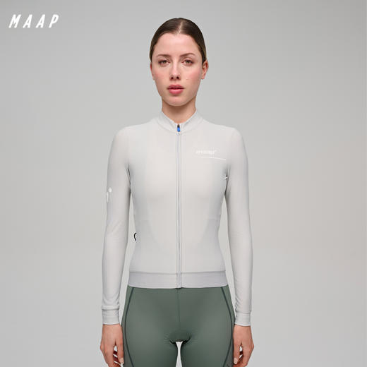 MAAP 女士 Training 系列 薄绒长袖骑行服 冰川灰 商品图0