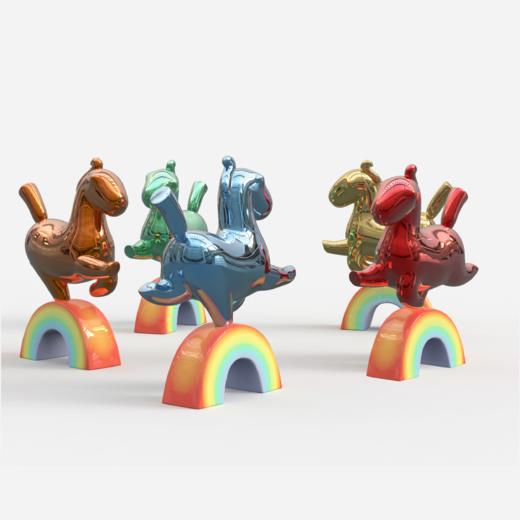 苏凌志《马上出彩》限量雕塑 商品图1