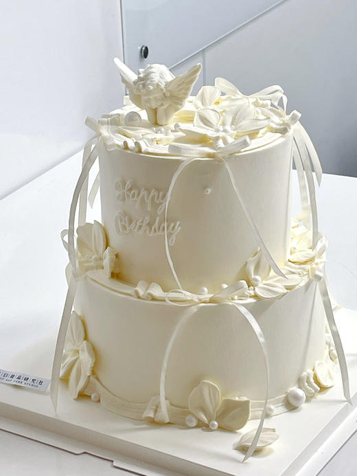 白色天使双层蛋糕（提前24小时预定） 商品图1