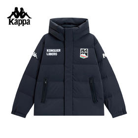 Kappa 2025冬季新款 鹅绒 保暖连帽加厚 男款羽绒服K0F72YY47
