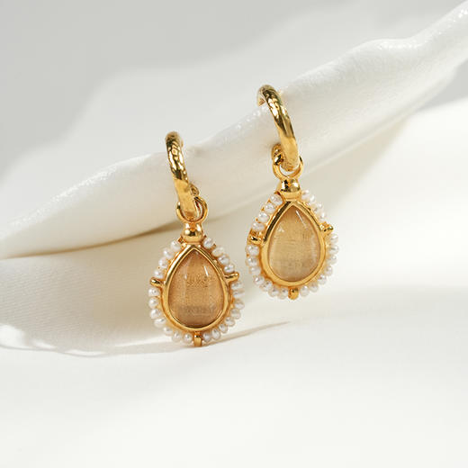 北京仓｜Goossens Paris-Venise-拜占庭 水晶 珍珠 短款耳环［法国设计师］ 商品图1