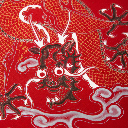 清代宫廷手绘龙纹御用宫绢 商品图9