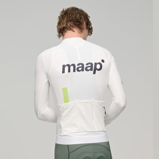 MAAP 男士 Training 系列 薄绒长袖骑行服 白色 商品图1