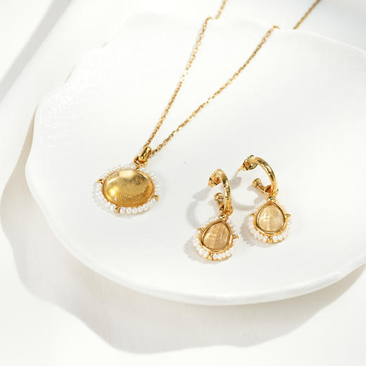 北京仓｜Goossens Paris-Venise-拜占庭 水晶 珍珠 短款耳环［法国设计师］ 商品图4