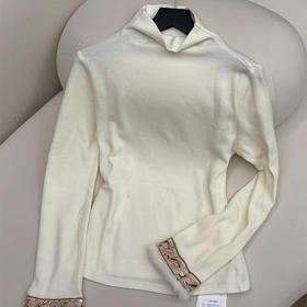 【特价不退换】【预售7天】良木礼水貂袖上衣（D25102330）