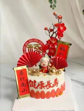【祝寿蛋糕07】叮当CAKE祝寿蛋糕-鲜果奶油蛋糕8
