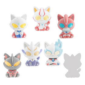 万代Bandai  奥特曼猫猫 萌萌坐坐系列随机款BANC22200