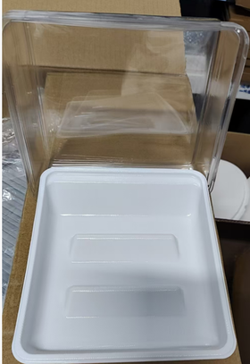 DT-1816白色梯形胶盒/300套*1箱