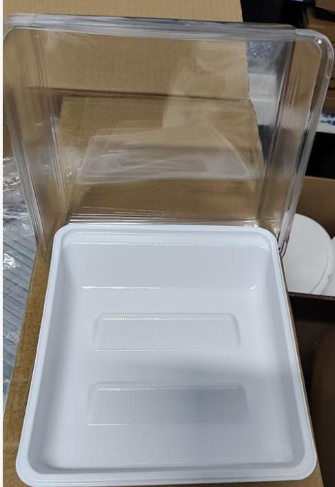 DT-1816白色梯形胶盒/300套*1箱 商品图0