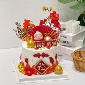 【祝寿蛋糕16】叮当CAKE祝寿蛋糕-鲜果奶油蛋糕8