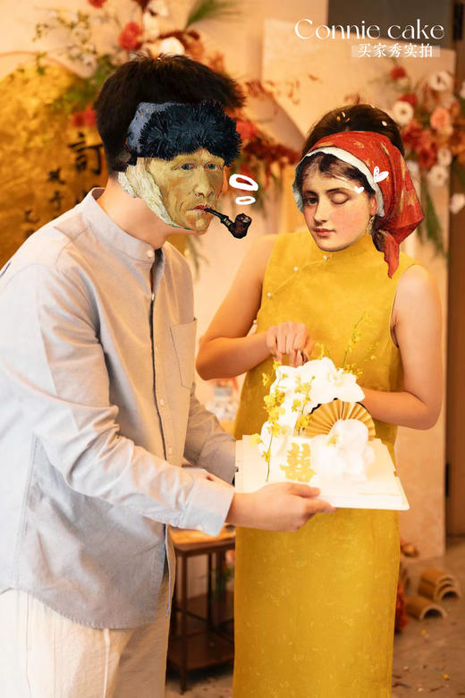 【鎏金誓约】订婚蛋糕 —— 以永恒之金，铭刻此刻挚爱 商品图5