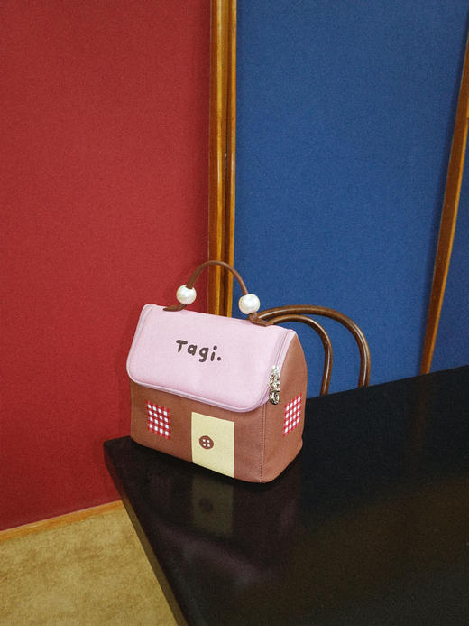 Tagi 机灵小房子防水收纳包 皮质便携洗漱包大容量相机收纳包化妆包 商品图3