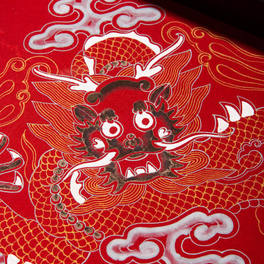 清代宫廷手绘龙纹御用宫绢 商品图5