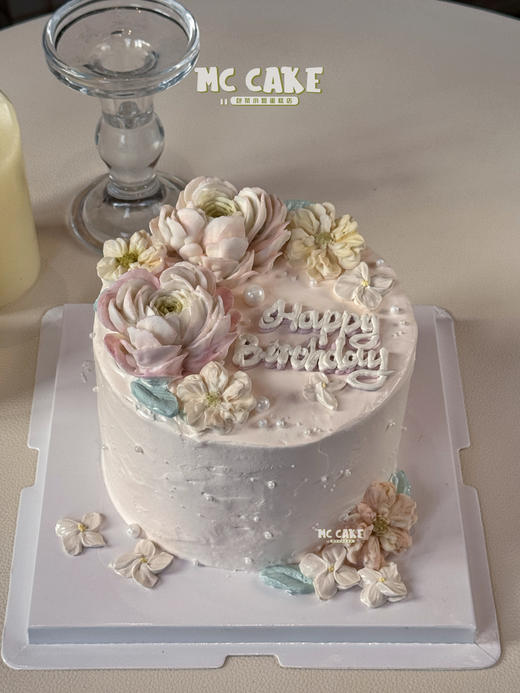 刮刀花（巧克力）装饰蛋糕 商品图1