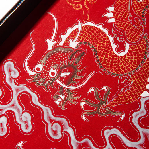 清代宫廷手绘龙纹御用宫绢 商品图2