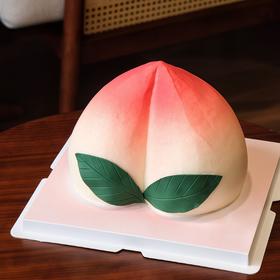 【大大的寿桃】叮当CAKE祝寿蛋糕-鲜果奶油蛋糕