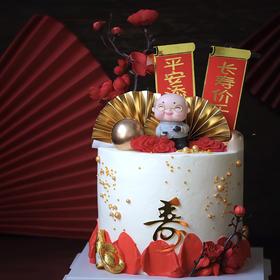 【祝寿蛋糕11】叮当CAKE祝寿蛋糕-鲜果奶油蛋糕8