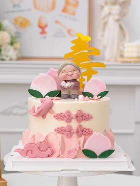 【仙桃贺寿】叮当CAKE祝寿蛋糕-鲜果奶油蛋糕