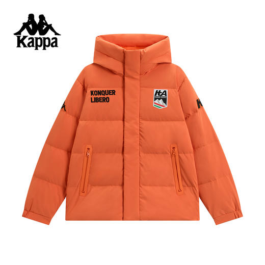 Kappa 2025冬季新款 鹅绒 保暖连帽加厚 男款羽绒服K0F72YY47 商品图1