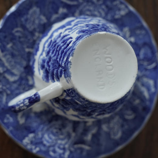 英国Wood&Sons青花瓷咖啡杯碟 商品图2