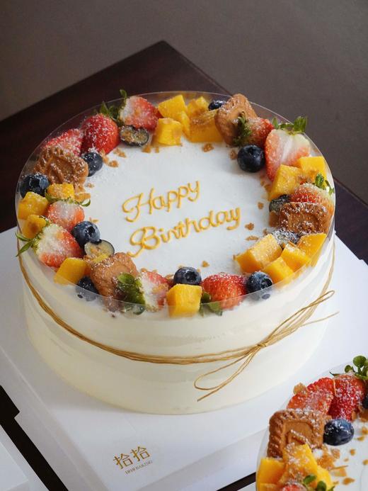 「水果大家族」聚会大糕·100%动物奶油（附图8寸·5~10寸提前6小时，12~22寸提前24小时预订） 商品图0