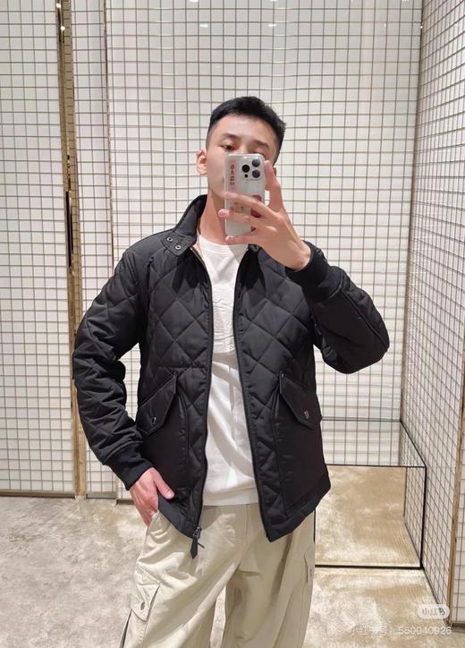 BUR新款男士内里格纹棉夹克 客供日本龙ding面料及填充棉 商品图4