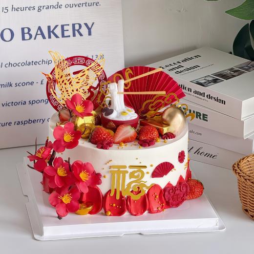 【长寿面2】叮当CAKE祝寿蛋糕-鲜果奶油蛋糕8 商品图0