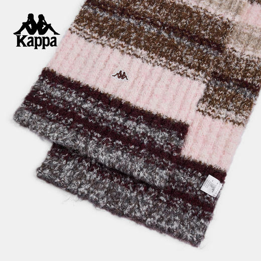 Kappa 2025新款围巾 多色拼接 氛围感 保暖围脖披肩两用K0F88VW19 商品图4