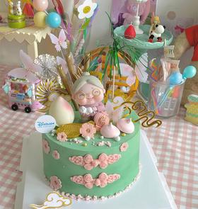 【中式写意】叮当CAKE祝寿蛋糕-鲜果奶油蛋糕