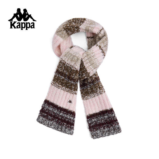 Kappa 2025新款围巾 多色拼接 氛围感 保暖围脖披肩两用K0F88VW19 商品图0