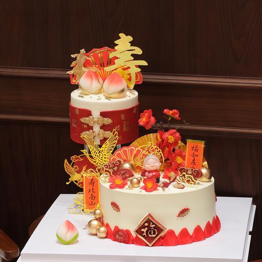 【悬浮寿比南山】叮当CAKE祝寿蛋糕-鲜果奶油蛋糕 商品图0