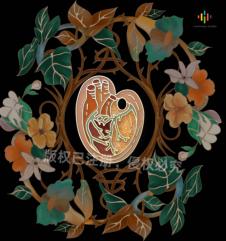 心脏调色盘徽章胸针 商品图0
