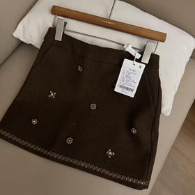 【预售7天】良木礼羊毛短裙（D25102284）