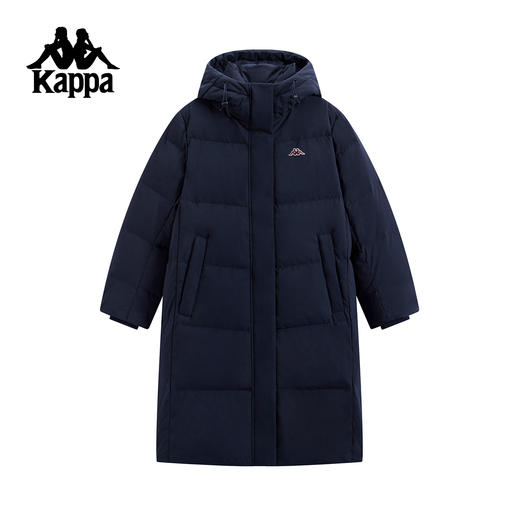 Kappa 2025冬季新款 连帽长款保暖羽绒服 女K0F82YY23 商品图0