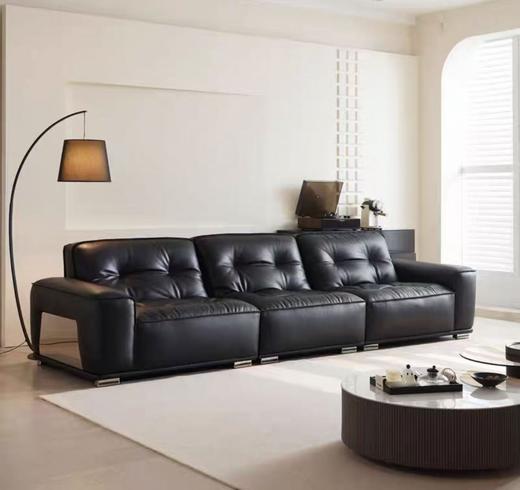 【石家庄】皇家沙发工厂店保利特供_黑金刚沙发 商品图0