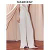 MAXRIENY极简主义穿搭磨毛阔腿裤25冬款亲肤软糯高弹垂感休闲长裤(货号:MF86TR502) 商品缩略图2
