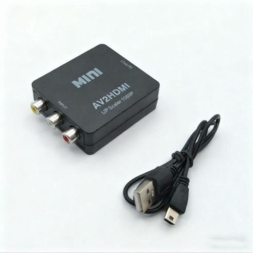 AV-HDMI转换器 RCA-HDMIAV模拟 复合三色 视频端转换电缆转换适配器 商品图2