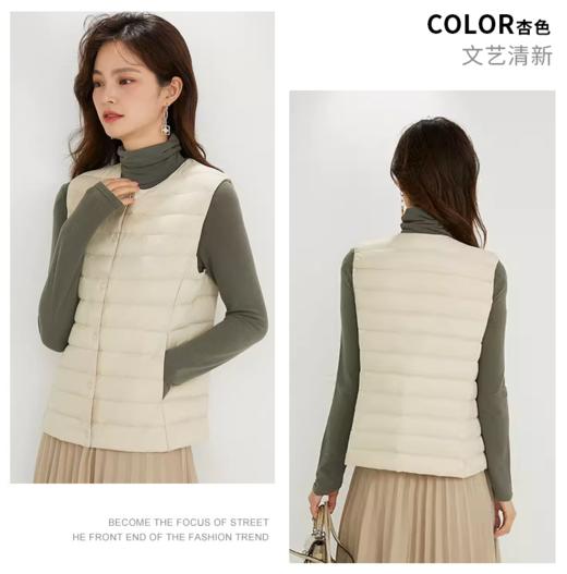 【羽绒马甲】优质羽绒 时尚轻薄 内搭外穿 多色可选 商品图9